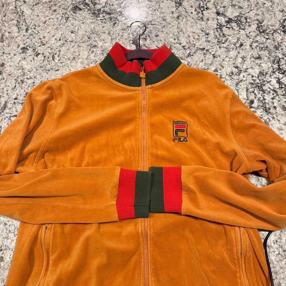 Fila PATERSON velour track jacket